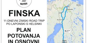 Laponska s Helsinki, FINSKA | plan potovanja in osnovni stroški našega zimskega road tripa