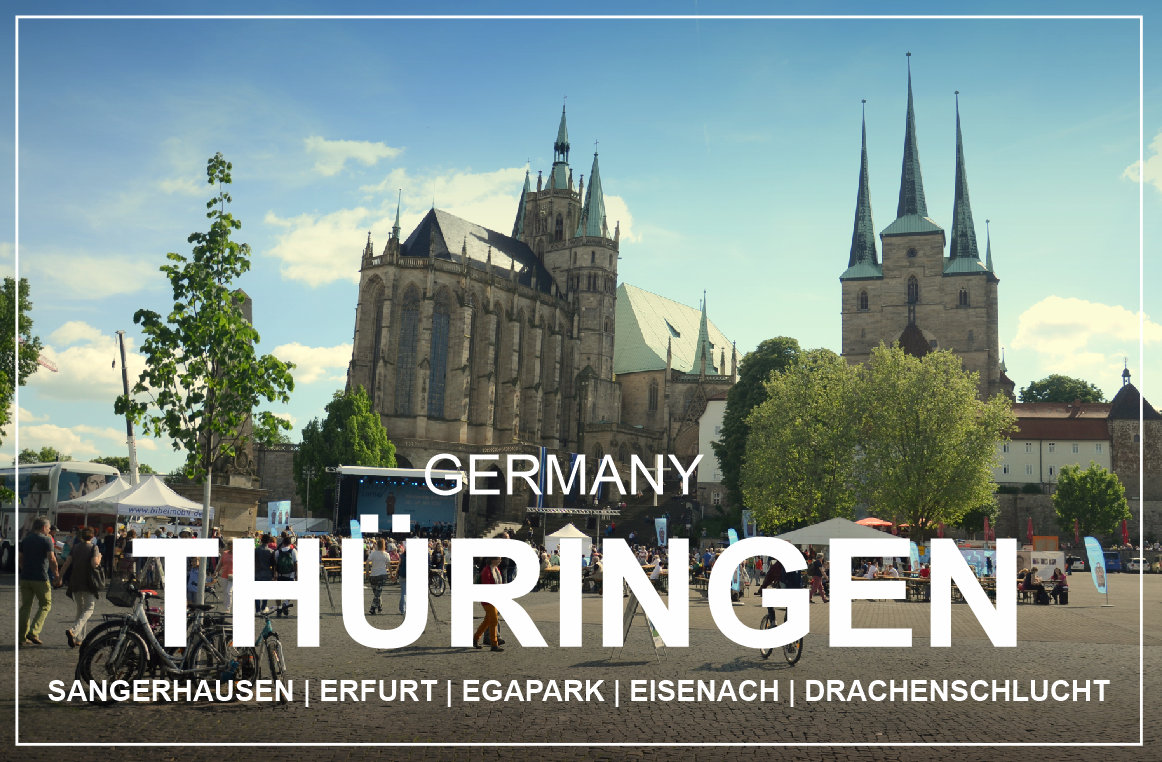 THÜRINGEN, Germany | 4 days camping road trip to Sangerhausen, Erfurt ...