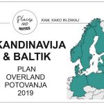 Skandinavija & Baltik | plan road trip potovanja 2019