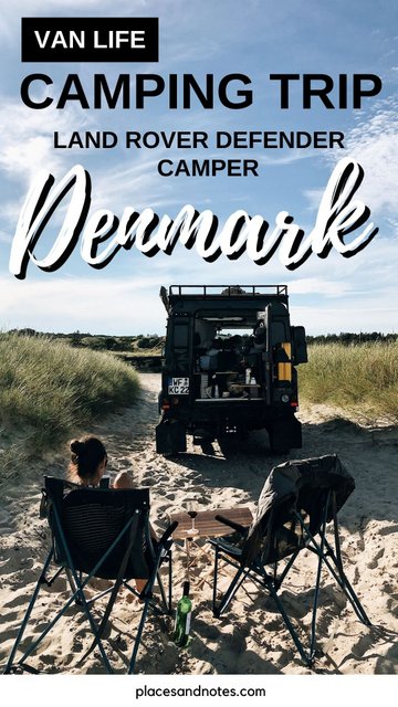 Vanlife Denmark camping trip with Land Rover Defender camper