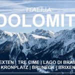 DOLOMITI, Italija | zimsko kampiranje / smučarski road trip v Sexten (Tre Cime), jezero Braies, Kronplatz, Bruneck & Brixen