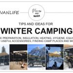 WINTER CAMPING with a van or camper car | tips and ideas