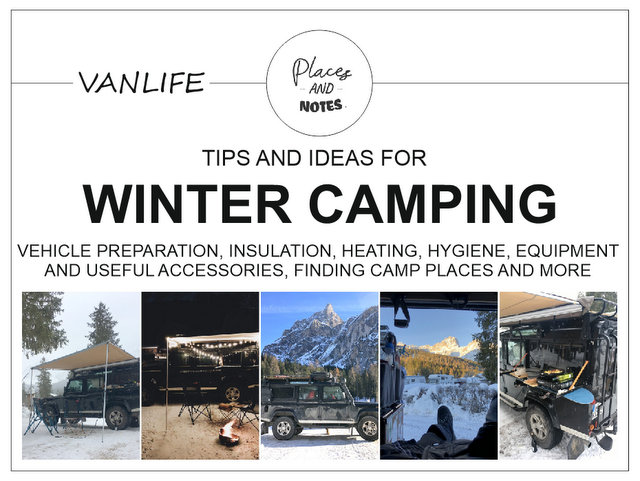 Tips and ideas for winter camping vanlife