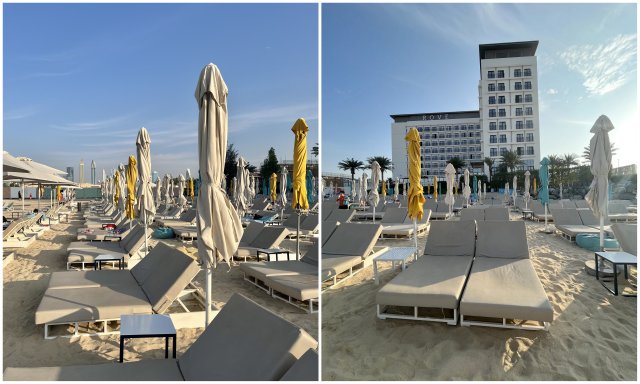 Rove-La-Mer-hotel-beach-plaža-Dubai-Dubaj-potopis-potovanje-z-otroki