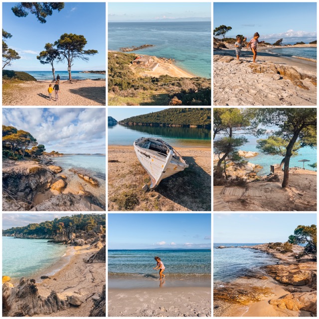 Sitonija-Halkidiki-Grčija-divje-kampiranje-z-otroki-družinski-road-trip-potopis