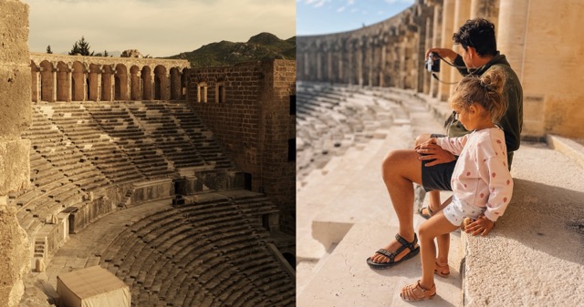 Turčija-turška-riviera-Aspendos-teater-potopis-potovanje-z-otroki